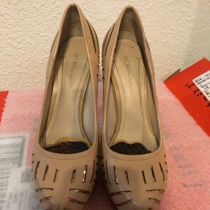 Nude BCBG stiletto heels